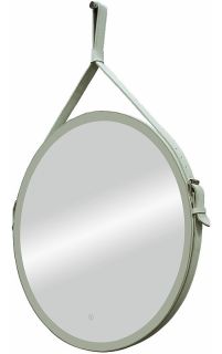 Зеркало с подсветкой Continent Millenium White ЗЛП963 на ремне 50см белый